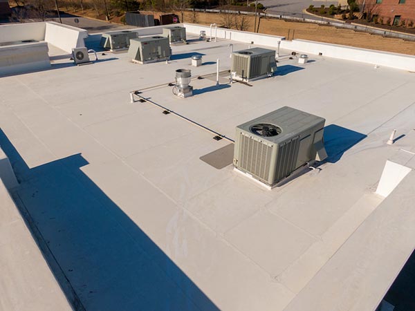 Single-Ply-Roofing-Omaha-NE-Nebraska-2 | Hoppe Roofing white commercial roof - Single-Ply Roofing Omaha, NE